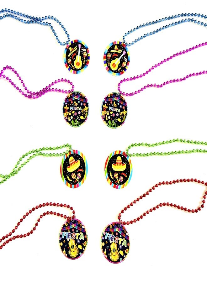 GZYSSL 16 Pcs Cinco de Mayo Bead Nckelaces Mexican Necklaces Party Favors Decorations Cinco de Mayo Fiesta Medal Beads Necklaces Carnival Party Supplies - Image 4